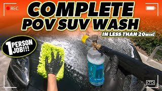 How To Wash An SUV By Yourself Like A Pro In Under 20 Minutes  Chemical Guys [upl. by Vikki609]