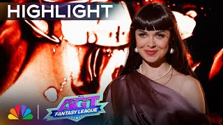 Kseniya Simonovas INCOMPARABLE sand art tells an EMOTIONAL family tale  AGT Fantasy League 2024 [upl. by Andi]