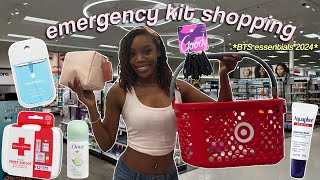 what’s in my back to school EMERGENCY KIT 2024  everything you need  target shopping ♡ [upl. by Gensmer743]