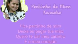 Pertinho de Mim Karaoke  Maisa ♡ [upl. by Artekal461]