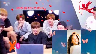 BTS reaction to BEST TIK TOK COMPILATION OF JISOO BLACKPINK [upl. by Pitts]