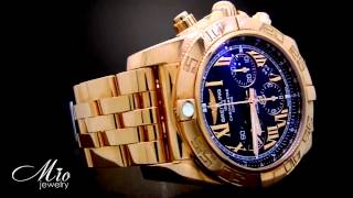 Mens Limited Edition Breitling Navitimer Chronomat 44 18k gold Automatic Watch [upl. by Aneles]