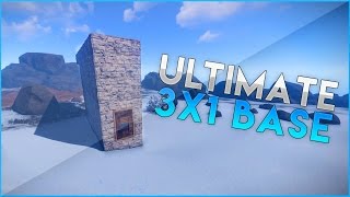 Rust  THE ULTIMATE 3X1 BASE For Solo Players [upl. by Demetra]