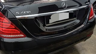 MercedesBenz S400h hybrid battery replacement hybridbattery sclasshybrid mercedessclass [upl. by Wolford]