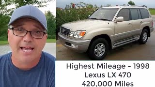 Cars That Last 300000 Miles  Toyota Land Cruiser and Lexus LX 450470 [upl. by Omolhs760]