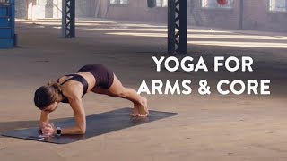 Yoga Workout for Strong Arms amp Core [upl. by Cressida]