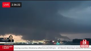 WATCH LIVE  Storm Tornado Tracking Across Oklahoma April 23 2022 [upl. by Bruell286]