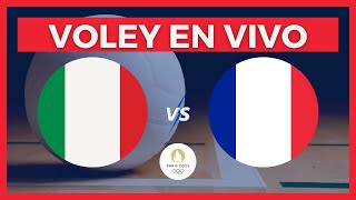 ITALIA VS FRANCIA EN VIVO  VOLEY EN DIRECTO  JUEGOS OLIMPICOS 🔴 [upl. by Gerty]