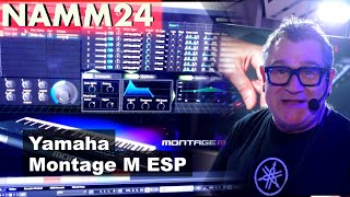 NAMM 2024  Yamaha  Montage M ESP Plugin [upl. by Aillimat]