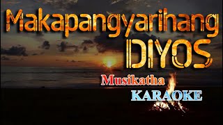 Makapangyarihan Diyos  Karaoke [upl. by Aitenev]