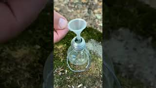 Survival Skills Make an oil lamp with your own handssurvival outdoors camping lifehacks [upl. by Ever509]