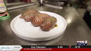 Talking Food with Cory Bahr Hasselback Sweet Potatoes [upl. by Nuawad347]