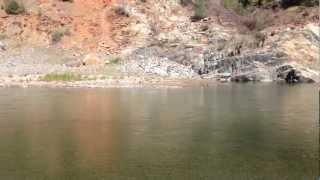 Birdsall Dam Remnant on North Fork American River [upl. by Arymat]