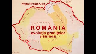 TIMELAPSE Formarea statului român  evoluția graniţelor 18561918 [upl. by Mllly]