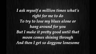 Johnny Cash  So doggone lonesome Lyrics [upl. by Kinsman]