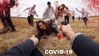 COVID19 CORONAVIRUS ZOMBIE 2 first person pov [upl. by Drareg534]