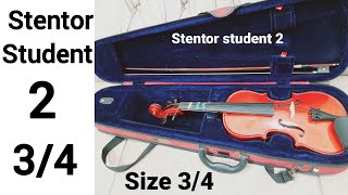 Stentor Student 2 Violin Size 34 [upl. by Kcirddec]