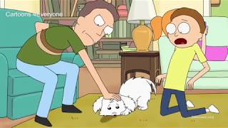 Rick And Morty  Snuffles the dog becomes Smart [upl. by Homans]