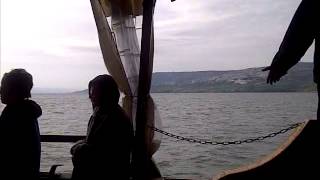 Fishing boat on Sea of Galilee [upl. by Smoot]