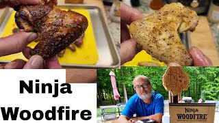 Ninja Woodfire Smoked Wings and not Smoked and Air Fried Wings [upl. by Bertie]