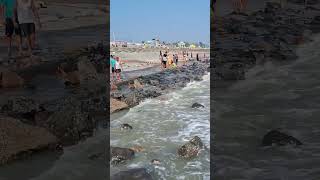 Digha sea beach water waves 🌊⛱️  beautiful weather 🌞🌤️🌈  shortvideo dighaseabeach viralshorts [upl. by Fairlie]