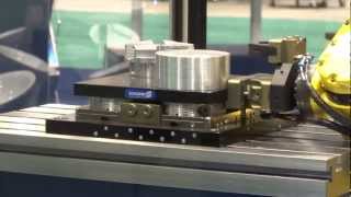 SCHUNK VEROS Fanuc Robot cell  IMTS [upl. by Anitrak206]