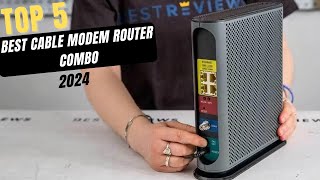 Best Cable Modem Router Combos 2024 [upl. by Nwahsir]