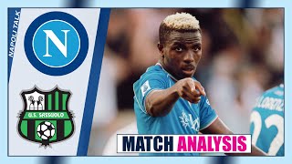 NAPOLI 2 vs 0 SASSUOLO  Review  Analysis  Player Ratings [upl. by Lat722]