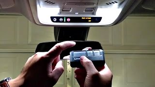 How to Set Up Garage Door Opener With Car Homelink [upl. by Hay478]