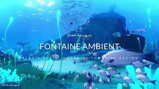 Salacia Plain Fontaine Ambient Background Music Calm Underwater Sound 44Min  Genshin Impact [upl. by Lain]