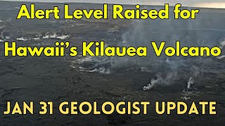 Hawaiis Kilauea Volcano Primed For Another Eruption Alert Level Raised [upl. by Ocinom]