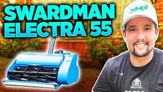 Swardman Electra 55 🥇 This Reel Mower does Not Disappoint Quiet and Attractive [upl. by Sudnac]