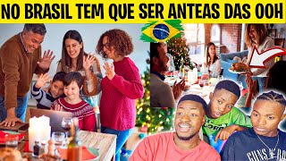 ENTAO ESSES SAO OS COSTUMES DOS BRASILEIROS NO NATAL TEM QUE SER ANTES DA MEA NOITE [upl. by Koal64]