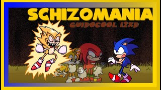 friday night funkin mods Schizomania point fleetway vs sonic Phantasm Remix [upl. by Olnay]