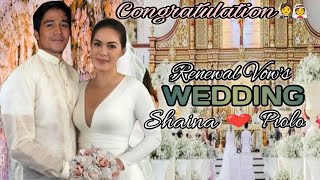 Just In RENEWAL VOWS WEDDING  Mrs Piolo Pascual and Shaina Magdayao🤵👰 CONGRATULATION [upl. by Waynant]