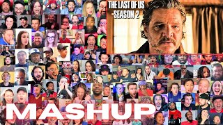 The Last of Us SEASON 2  Trailer REACTION MASHUP [upl. by Soinski17]