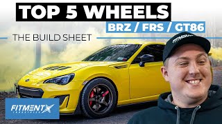 Top 5 Wheels For A BRZFRSGT86  The Build Sheet [upl. by Everard]