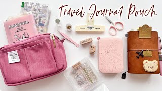 WHATS IN MY TRAVEL JOURNAL POUCH  Charmaine Dulak [upl. by Beauchamp]