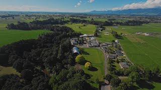 Drone Fly Around Totara Springs Camp [upl. by Carolina351]