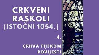 Crkveni raskoli Istočni raskol 1054 4 Crkva tijekom povijesti  6 razred Katoličkog vjeronauka [upl. by Karla]