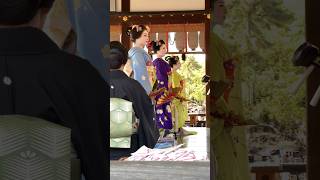 Kyoto Setsubun Festival 節分 at Yasaka Shrine 八坂神社 祇園甲部歌舞会 geisha setsubun 節分 芸者 舞妓 kimono [upl. by Hancock]