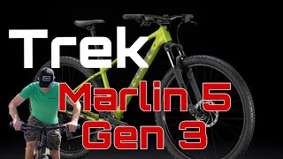 2024 Trek Marlin 5 Gen 3 Spec Review with Actual Weight [upl. by Isbella]