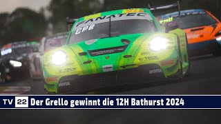 MOTOR TV22 Der Grello gewinnt 12H Bathurst mit Campbell Vanthoor und Güven  Manthey Racing EMA [upl. by Saval191]