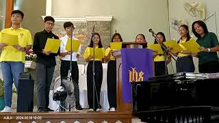 HOW GREAT THOU ART  AEC CYF Choir 21824 [upl. by Bettina834]