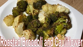 Roasted Broccoli and cauliflower Recipe with Parmesan [upl. by Urina547]