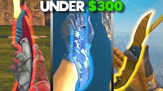 BEST KNIFE amp GLOVE COMBOS Under 300 CS2 BUDGET KNIFE  GLOVES COMBO 2024 [upl. by Armin132]