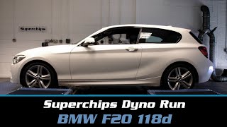 Superchips Dyno Run BMW F20 118d [upl. by Irvine44]