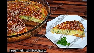 Türkischer Kartoffelkuchen  Patatesli Kek  multikultikuechede [upl. by Ynez]