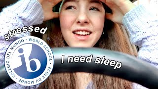 Day in the Life of an IB Student  Senior in High School Vlog  VLOGMAS DAY 5  Carrie Walker [upl. by Ennirroc]