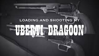 Uberti Dragoon Loading amp Shooting [upl. by Acirt]